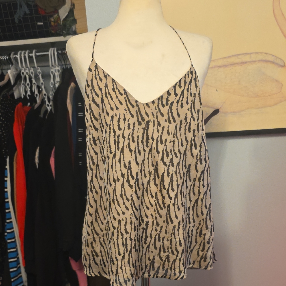 Chelsea Flower Racer Back Cami Size M